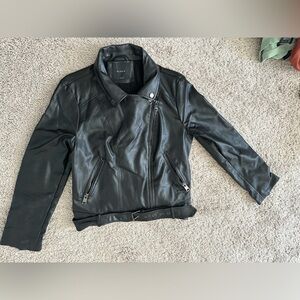 Eloise leather moto jacket